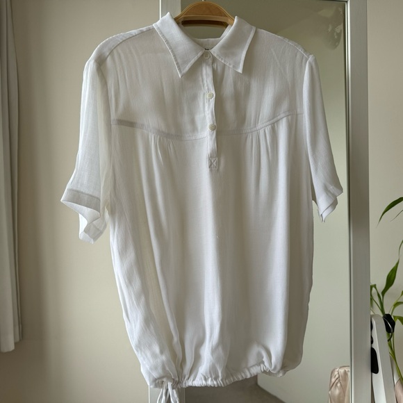 White Shirt Short Sleeves - Picture 1 of 4